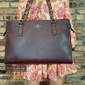 Chocolate Cherry Kate Spade Andee Cobble Hill Bag
